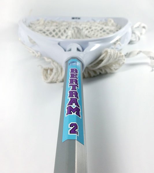 Personalized Lacrosse Stick Decals