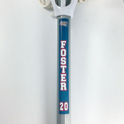 Personalized Lacrosse Stick Decals