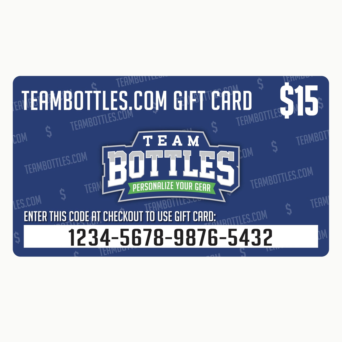 Team Bottles Gift Card